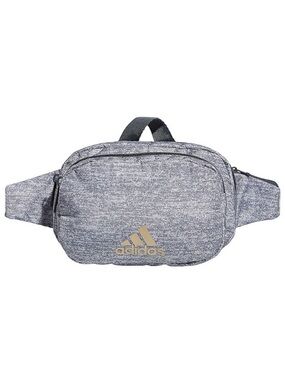 adidas Grey Waist Pack with Gold Logo
